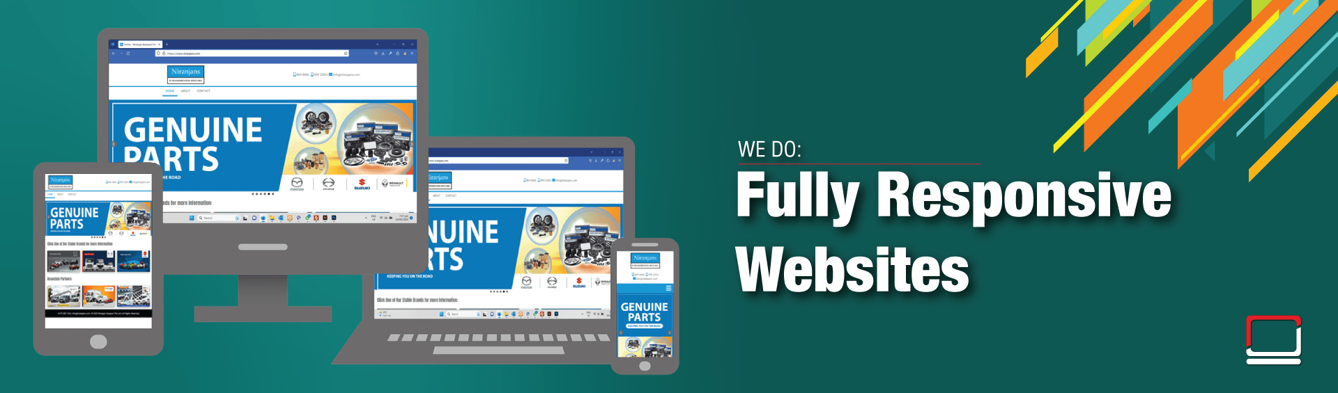 We do responsive websites.